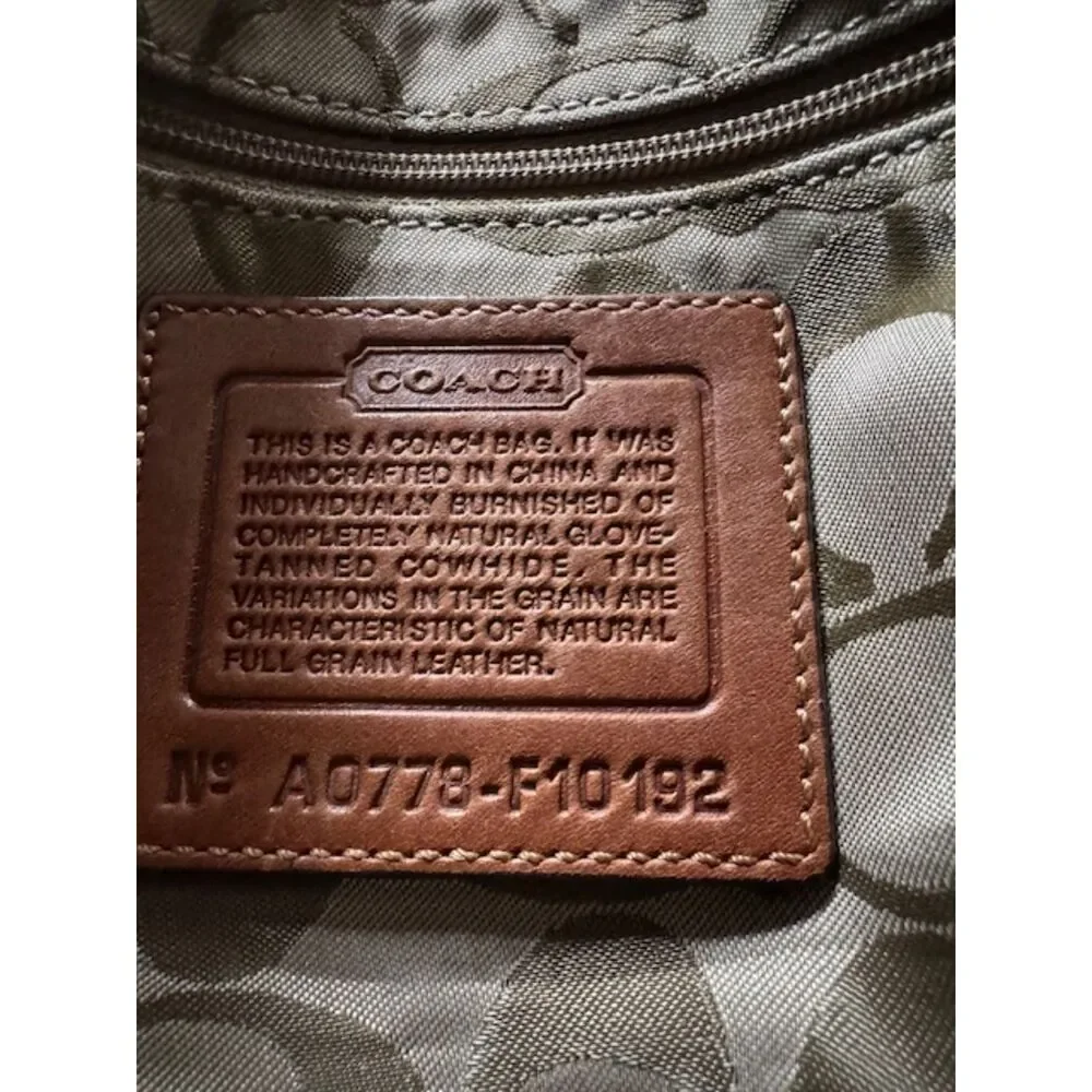 Coach F10910 Vintage Soho Y2K Brown Leather Buckle Shoulder Bag - Picture 3 of 10